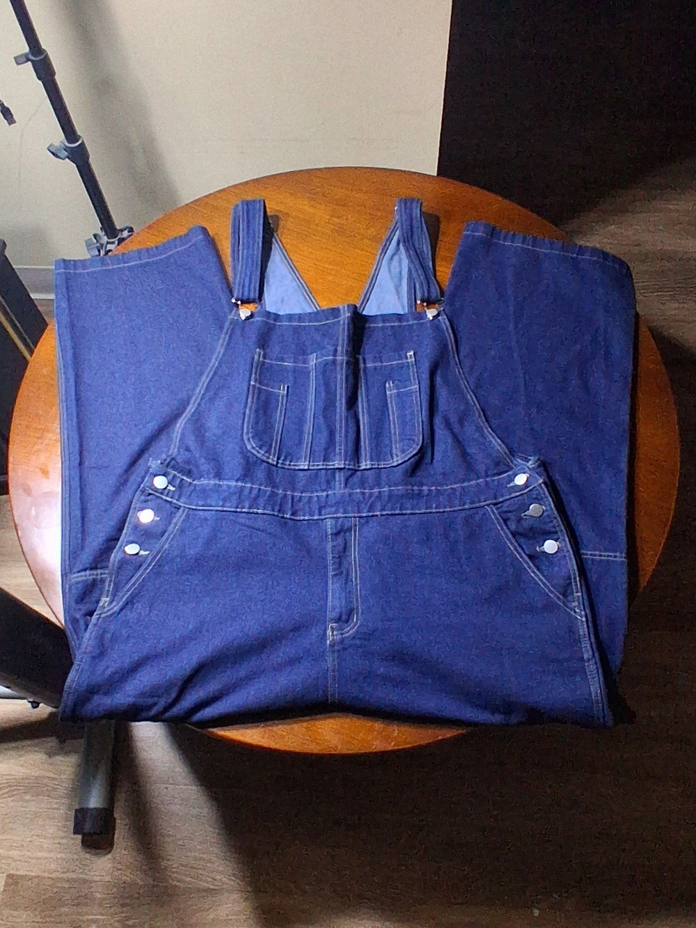 HME Men's Dark Blue Denim Overalls